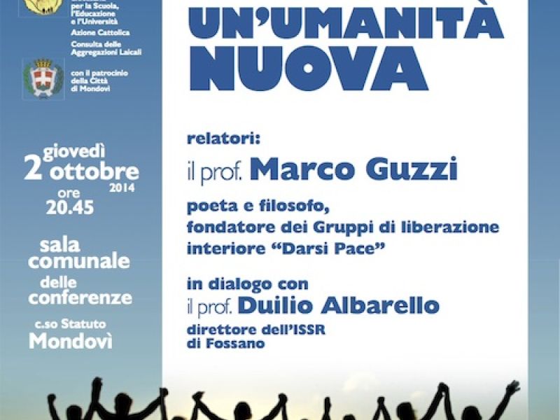 “Un’umanità nuova oltre la crisi”, incontro con Marco Guzzi