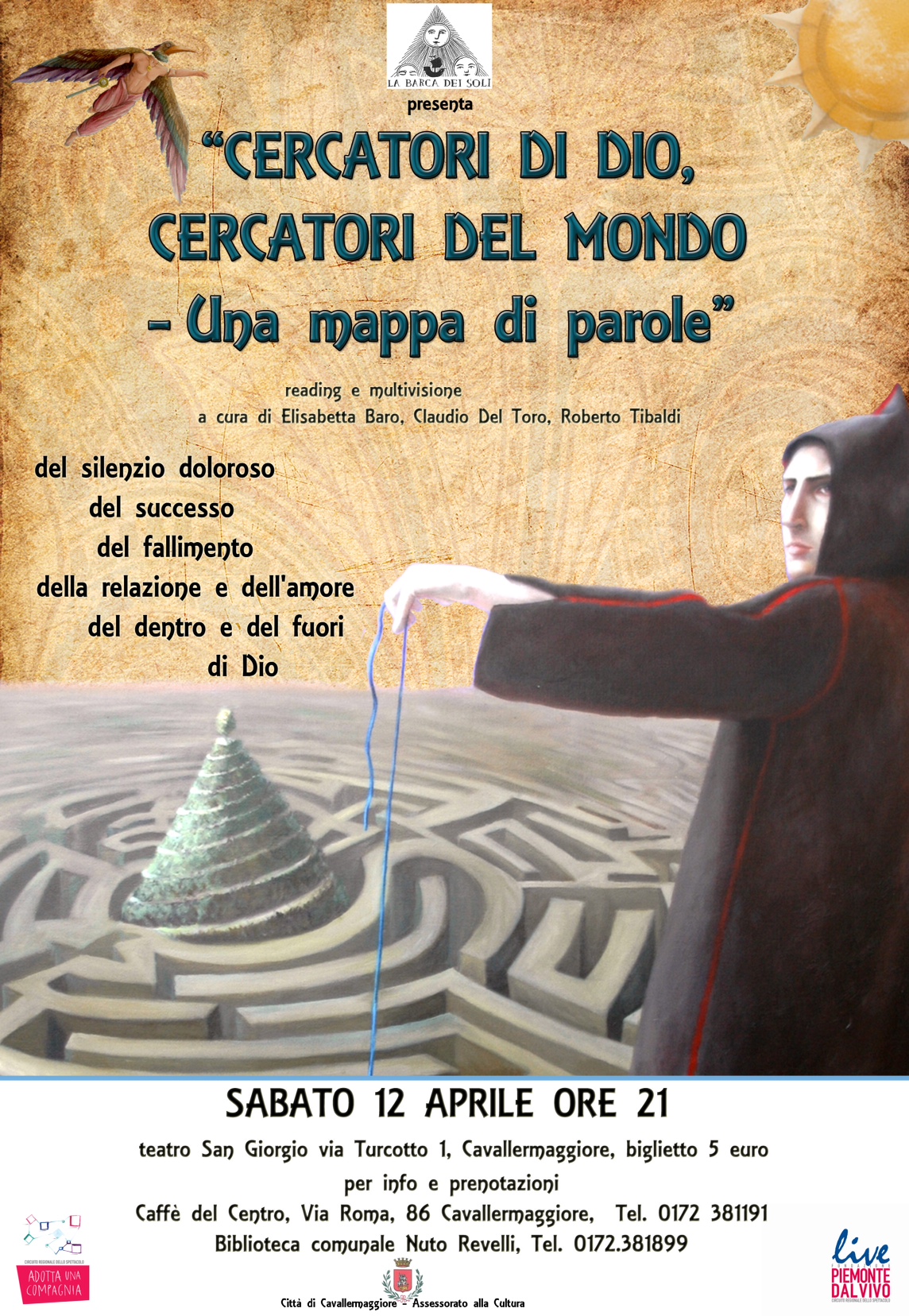 “Cercatori di Dio, cercatori del mondo”, multivisione riproposta a Cavallermaggiore