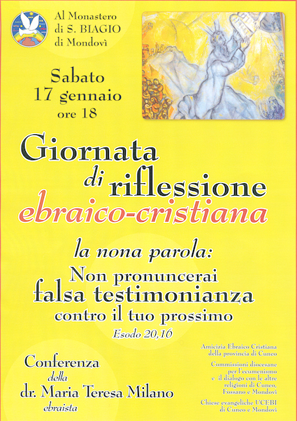 Giornata del dialogo tra cattolici ed ebrei