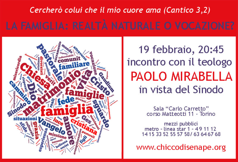 La famiglia realtà naturale o vocazione?
