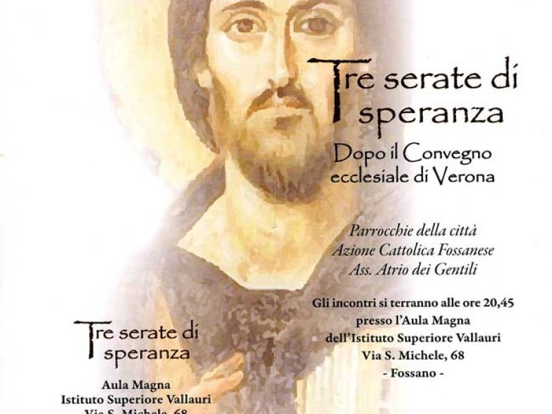 Tre serate di speranza