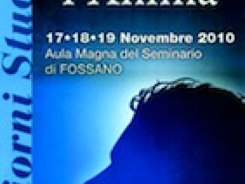 Tre giorni di studio per parlare dell’anima