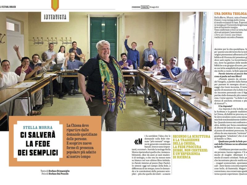 Ci salverà la fede dei semplici